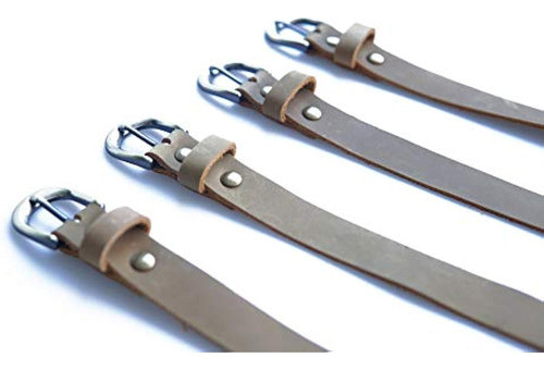Correas De Estribo De Cuero Genuino (paquete De 4) 1