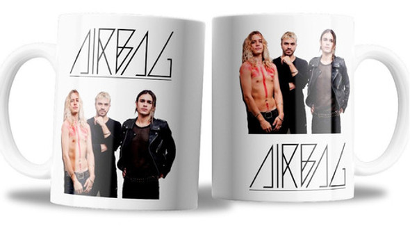 Taza De Ceramica-rock-airbag 0