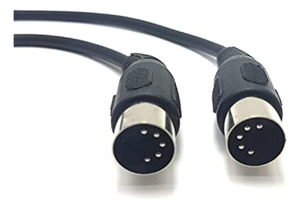 Cable Midi Con Conectores Din De 5 Pines 10 Pies (pies) Negr 0