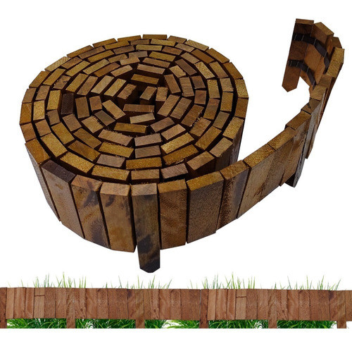 5 Metros Separação De Jardim Barreira Limitador De Terra Kit 0