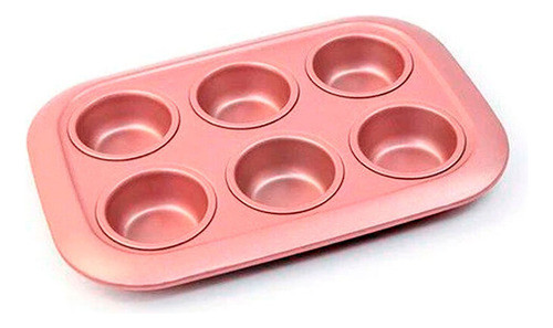 Molde Para Muffin, 6 Espacios 0