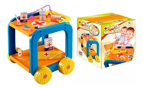 New Plast Set De Medicina En Caja Con Accesorios Tm1 10609 0