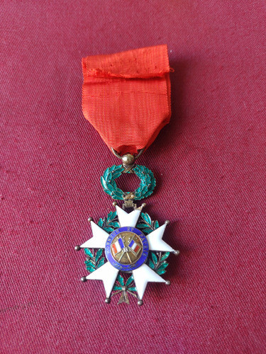 Francia Medalla Legión De Honor, Grado Oficial En Plata 1