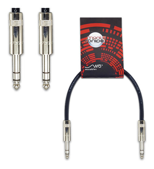 Cable Chicote Plug Trs A Plug Trs Neutrik 50 Cm Estereo Bal 0 Cable Chicote Plug Trs A Plug Trs Neutrik 50 Cm Estereo Bal 0