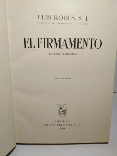 El Firmamento - Luis Rodés, S. J. 0