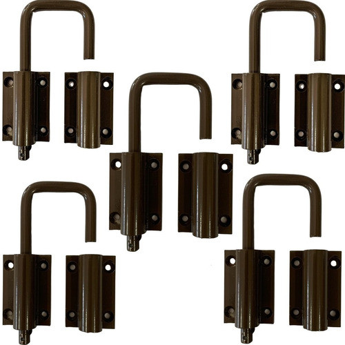 Kit 05 Trincos De Alumínio Para Porta Camarão - Bronze 0