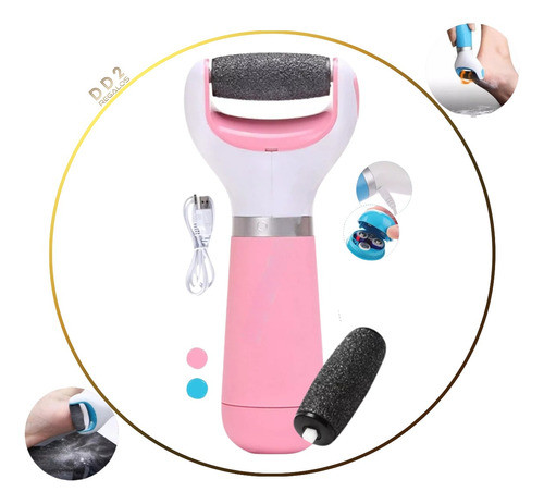 Exfoliador Pies Lima Electronica Callos Durezas Cable Usb 0