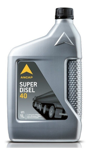 Aceite Ancap Superdisel 40 Envase 1 Litro Lubricante Diesel 0