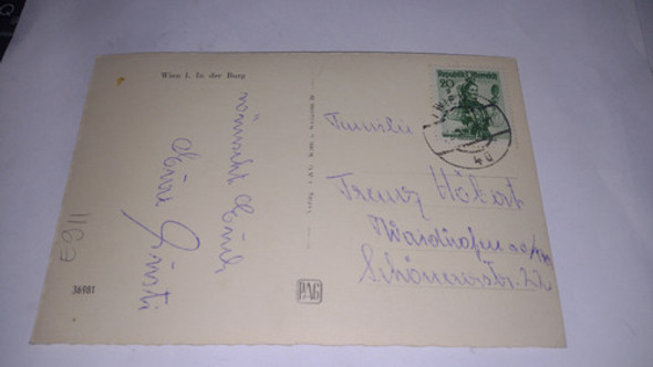 Austria Postal Estampilla 1948 Circulada Postal Invernal 1