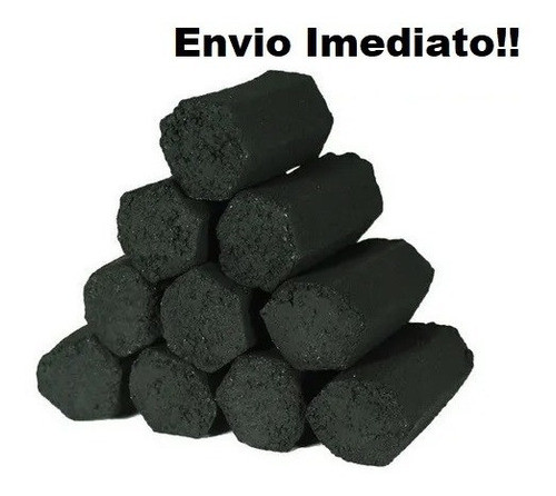 1kg Carvão De Narguile Coco Hexagonal De Côco - Oferta!! 0