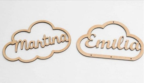 Nube Personalizada En Fibrofácil X 40 Cm 0