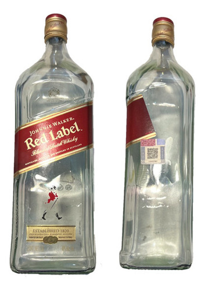 Botella Vacia De Red Label - Johnnie Walker - Colección 1.5l 0