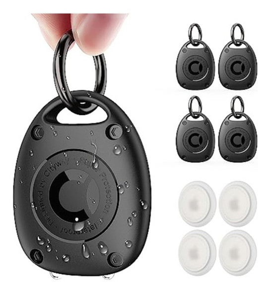 Paquete De 4 Fundas Para Llavero Airtag | Ipx8 0