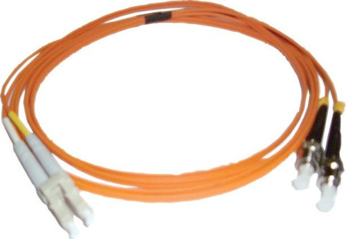 Cordão Óptico Multimodo Duplex Lc / St  - Pc C/  2 Mts 0