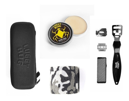 Kit Removedor De Calos + Estojo + Cera+ Thumb Tape Luggy Bug 0