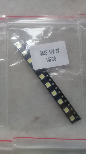 10x Led Backlight 1w 3v 3535 0