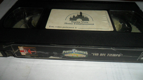 Vhs Power Rangers- Fuerza Del Tiempo Fin Del Tiempo 1