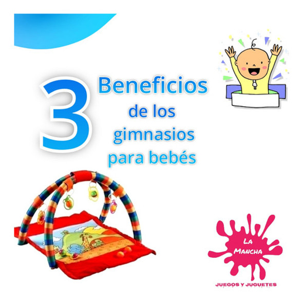 Gimnasio Bebe Playgym Juego De Actividades Recreativo Manta 1