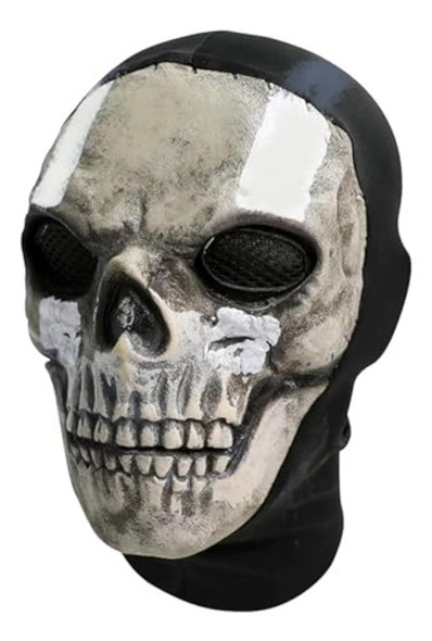 Máscara De Calavera Fantasma De Halloween: Máscara 1