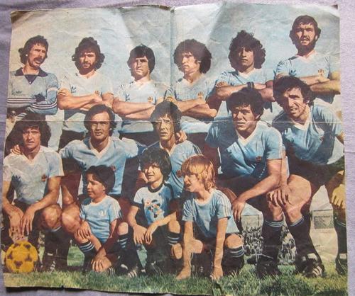 Antiguo Recorte Selección Uruguaya Copa De Oro 1980 Fútbol 0