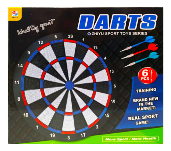 Juego De 6 Dardos Con Tablero 0