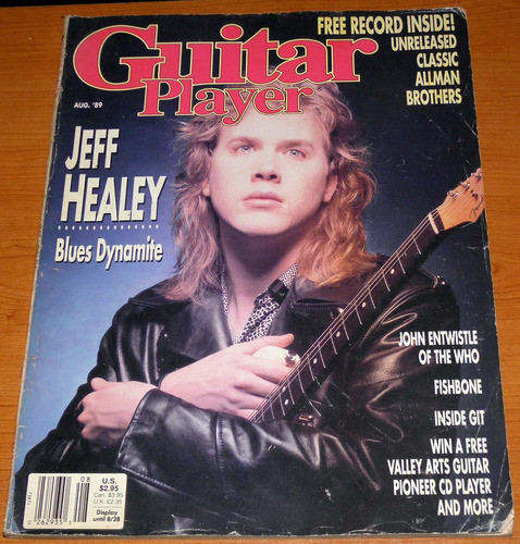 Revista Guitar Player N° 236 - Aug 1989 - Jeff Healey 0