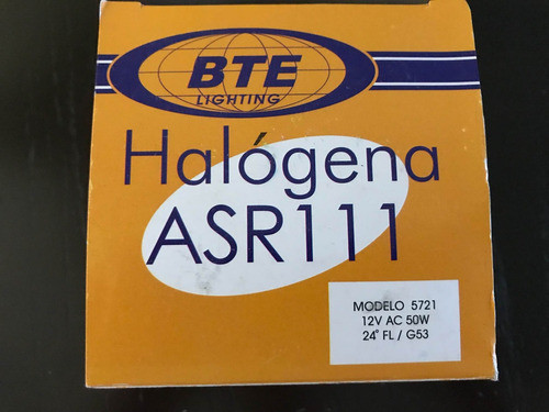 Lampara Halogena Asr 111. 12v 50 W 0