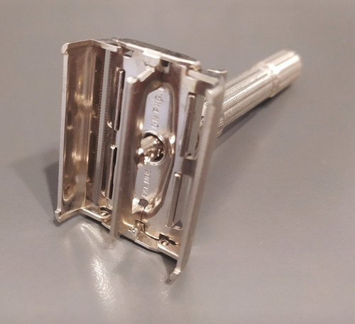 Maquina De Afeitar Clásica Antigua Gillette Ajustable Slim 1