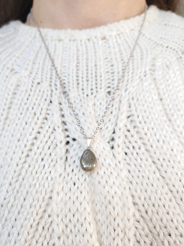 Collar Cristal Pirita Natural Coraocristales 0