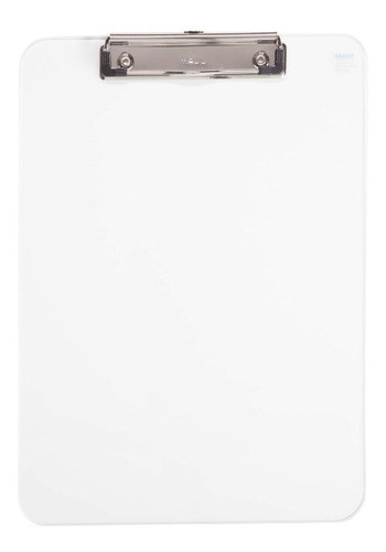 Tabla De Acrílico Con Aprieta Papeles Metálico De 23 X 32 Cm 0