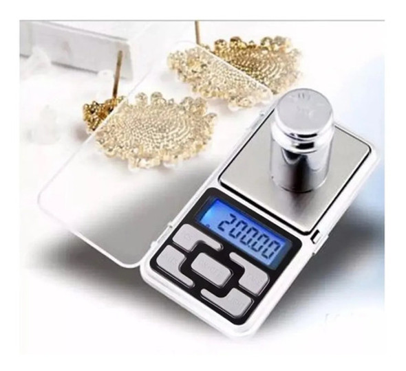 Mini Balanza Portatil Pocket Scale Digital 0.1 A 500gramos 1