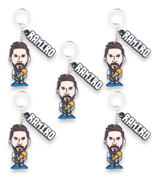 Llavero X40 Argentina Afa Messi Personalizado Nombre 1
