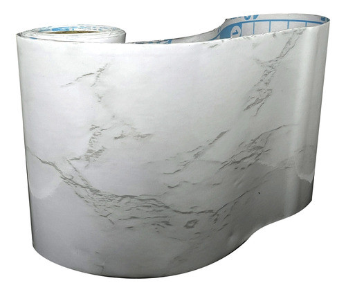 Guarda Adhesiva Zocalo Papel Empapelar Pared Piso Marmolado 0