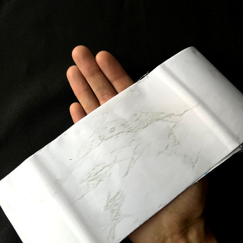 Guarda Adhesiva Zocalo Papel Empapelar Pared Piso Marmolado 1