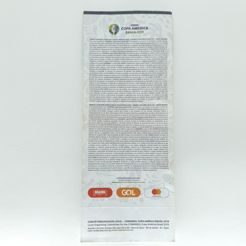 Ingresso Futebol Copa América 2019 Brasil 5 X 0 Peru 1