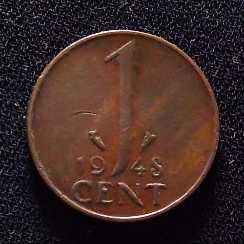 Holanda 1 Cent 1948 Muy Bueno Km 175 1
