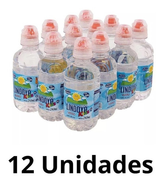 Água Verão Kids Lindoya 240ml Lanchinho Lembranças Festa 0