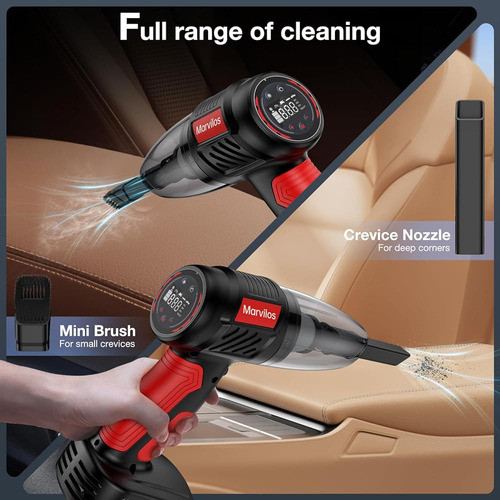Marvilos 4 En 1 Aspiradora De Mano Para Automóvil Y Bomba De 1
