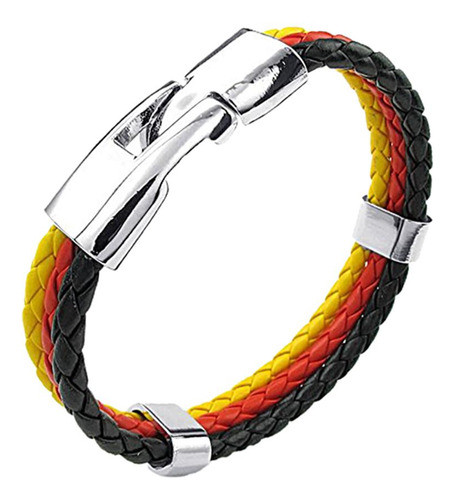 6 Novo Elegante Trançado Pulseira Fãs 1
