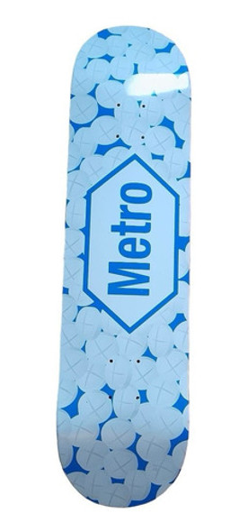 Tabla De Skate Metro Skateboard Modelo Metro Roche Green 8.0 0