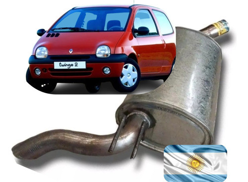 Silenciador Trasero Renaul Twingo .- Mercado Envíos !! 0