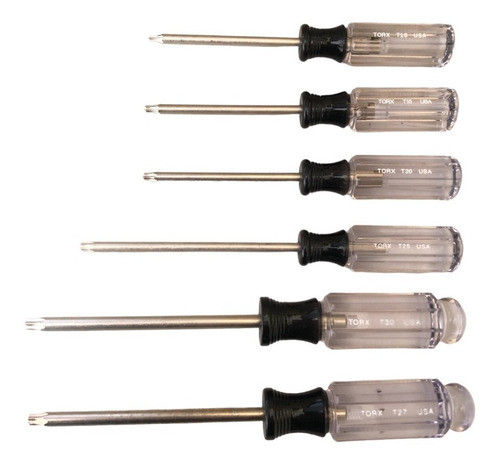 Juego De 6 Destornilladores Torx T10 A T30 Craftsman Usa 0