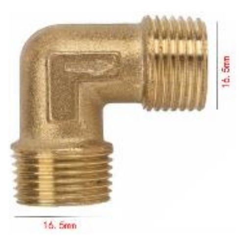 Codo Compresor Aire Salida 16.5*16.5 0