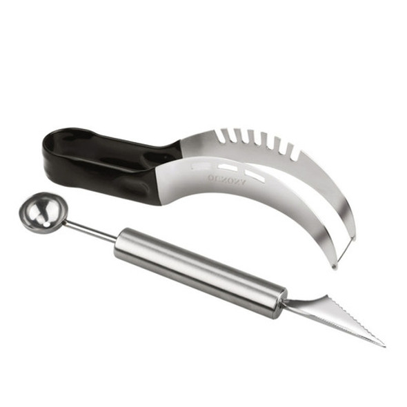 Ounona Acero Inoxidable Sandía Cortadora Cuchillo Cortador C 0
