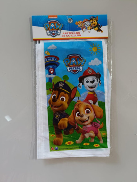 Cotillón Infantil Bolsa Sorpresitas Paw Patrol Nilon X10 1
