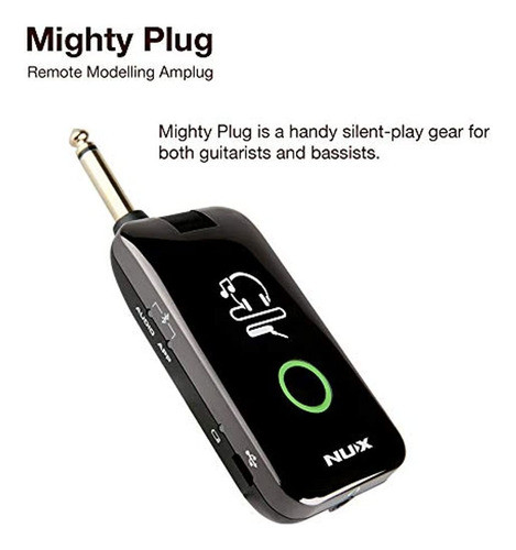 Nux Mighty Plug Mp-2 Amplificador De Auriculares Para Modela 1