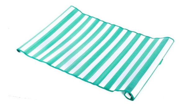 Kit De Duas Esteira De Praia Rolo Com Alça Bel Listrada Verd 1