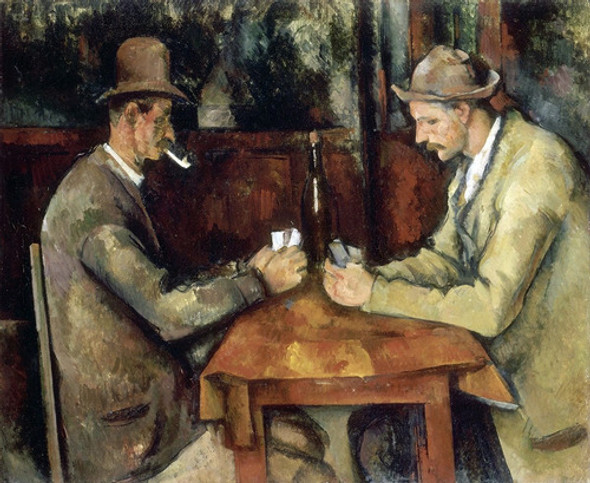 Lamina Fine Art Los Jugadores De Cartas Paul Cezanne 57x47 0