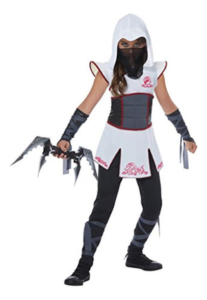 Disfraz De Ninja Blanca Para Niña 0