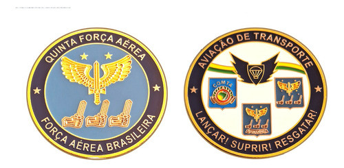 Fae 5 Moeda Quinta Força Aérea V Fae Medalha Militar Coin 0